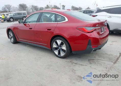 2025 BMW I4 Gran Coupe Edrive40 z USA, uszkodzony, nr VIN WBY23HD02SFU29499